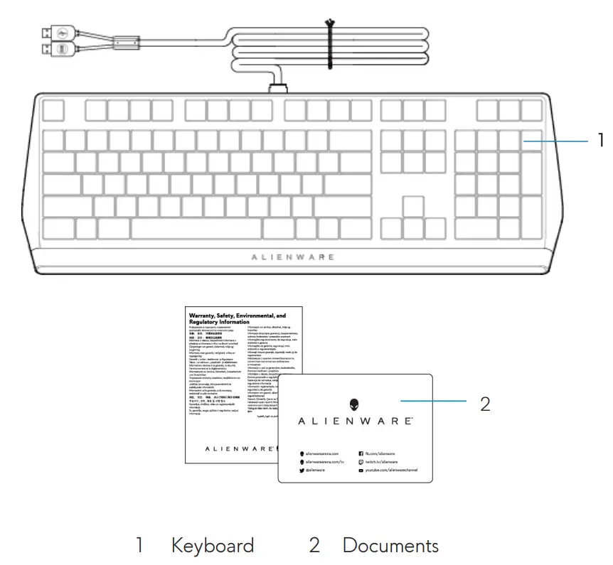 ALIENWARE 410K RGB Mechanical Gaming Keyboard - fig 9
