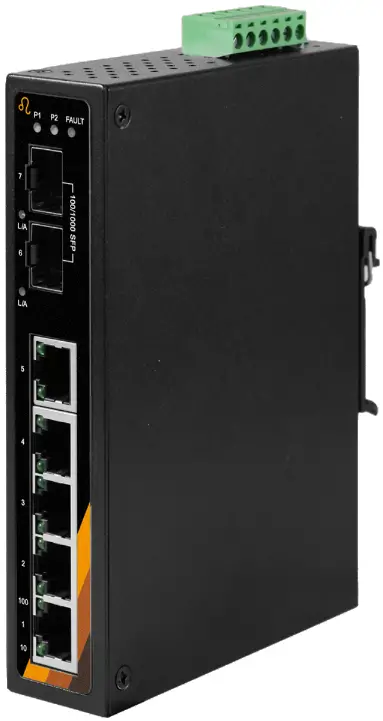 leonton ET2-0702-SFP 7-Port Industrial Ethernet Switch
