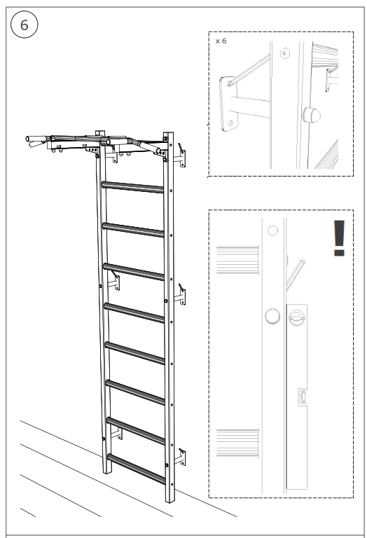BenchK PB 310 Wooden Pull Up Bar - fig 6