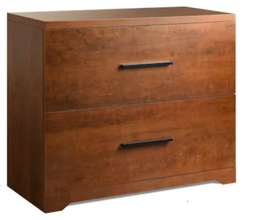UNBRANDED SXB056844 2 Drawer Wood Walnut File Cabinets