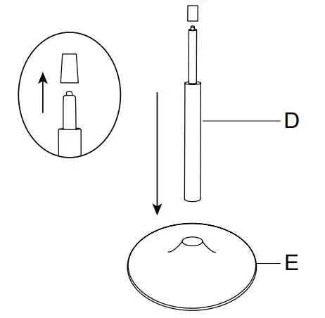 glitzhome 1010202758 Bar Stoo-STEP 1