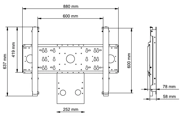Neomounts-AFL55-800BL1-MS-Hub-85-Inch-VESA-Adapter-FIG-1