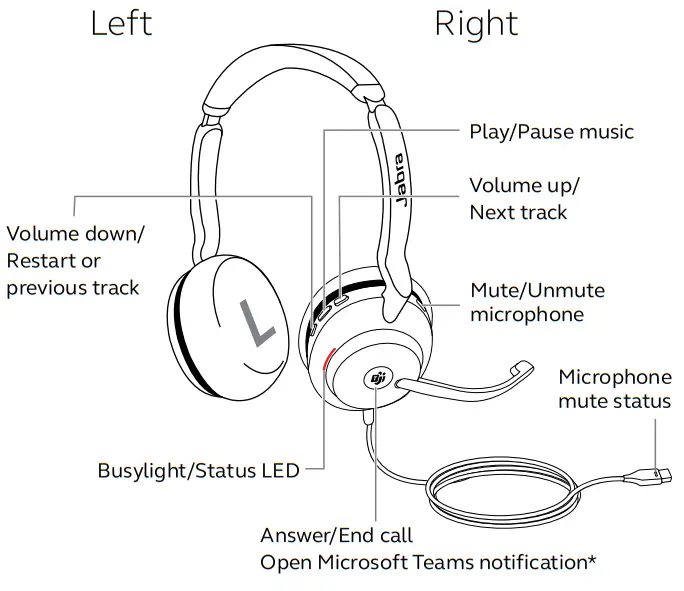 Jabra EVOLVE2 30 Wired Mono Headset - overviwe
