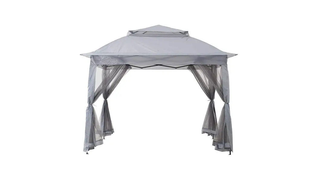 Sunjoy A109000102 Ryan 11x11 Ft Gray Pop Up Portable Steel Gazebo Installation Guide