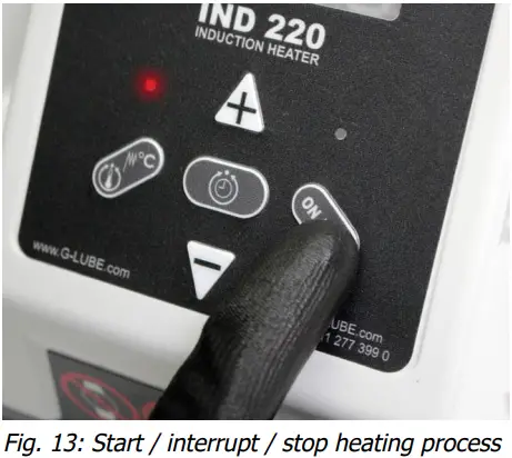 GRUETZNER IND 220 Lightest Portable Induction Heater - fig 9