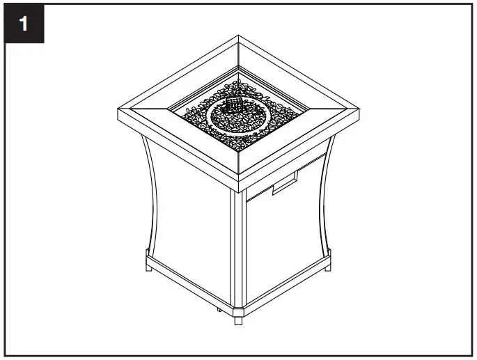 Sunbeam 9248 Urban Fire Pit Owner’s Manual - Storage