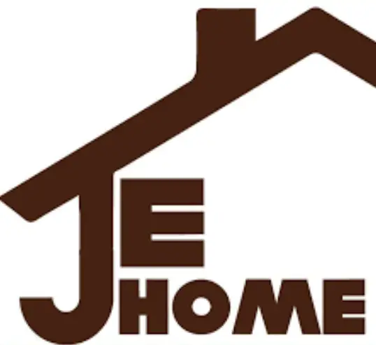 J E HOME logo