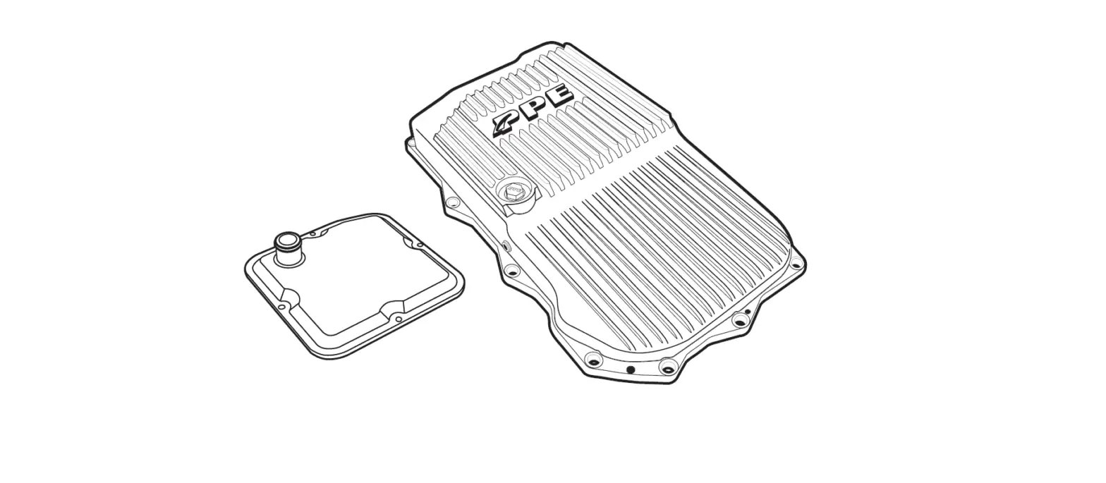 Ppe 845re Heavy-duty Cast Aluminum Transmission Pan Installation Guide
