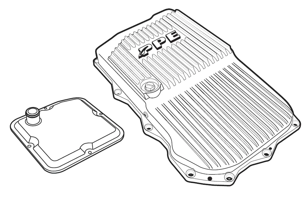 PPE 845RE Heavy-Duty Cast Aluminum Transmission Pan