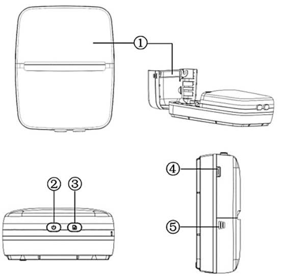 AGFAPHOTO Realipix Pocket P Portable Thermal Printer - 1