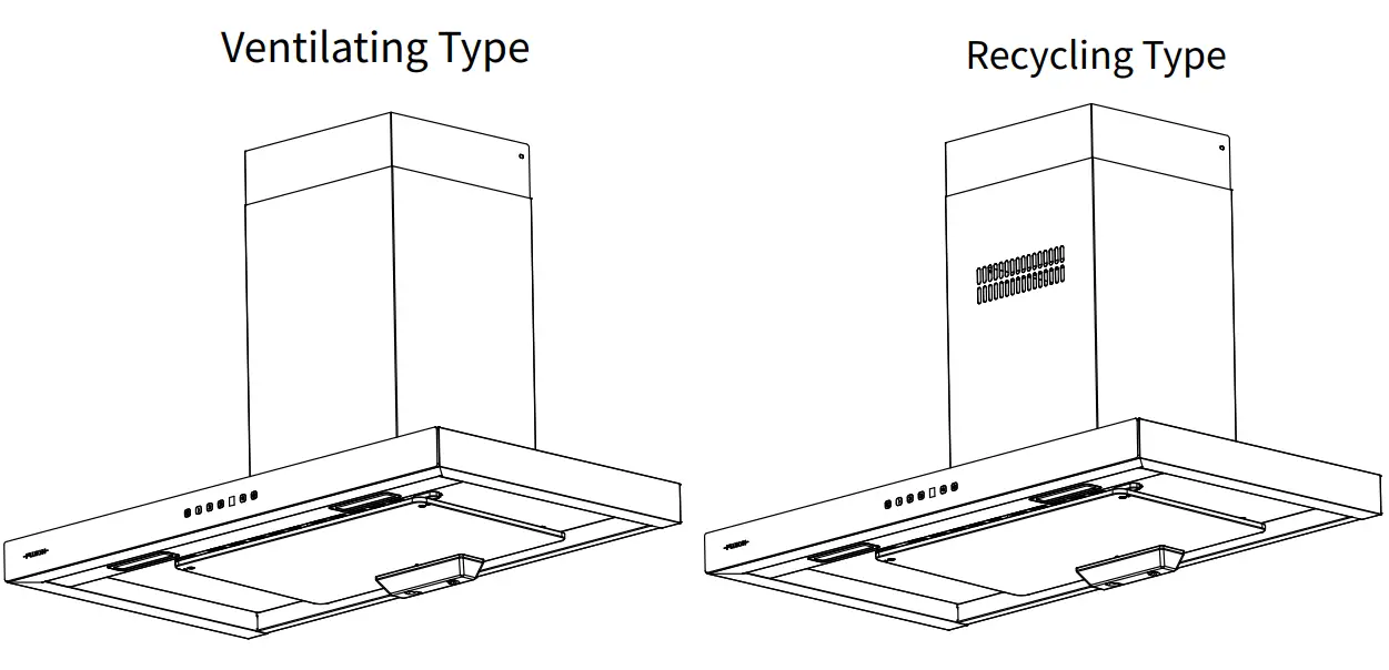 FUJIOH FR-MT1990V 900MM Chimney Cooker Hood fig 1