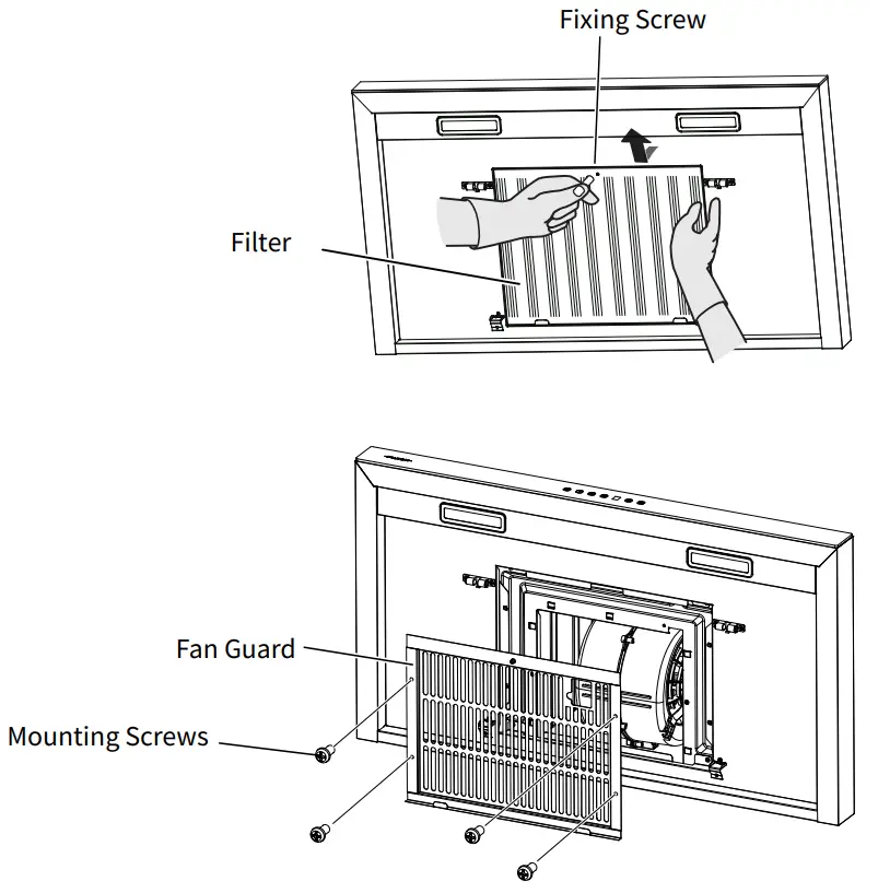 FUJIOH FR-MT1990V 900MM Chimney Cooker Hood fig 4