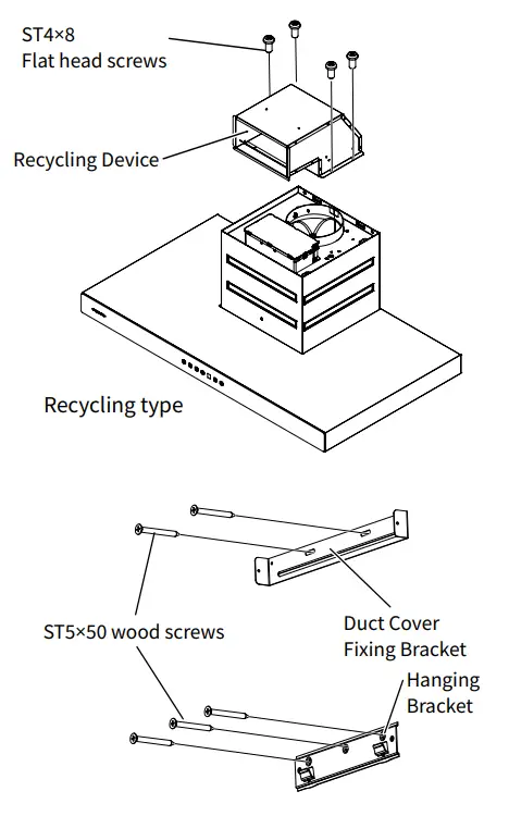 FUJIOH FR-MT1990V 900MM Chimney Cooker Hood fig 5