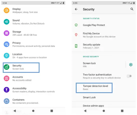 Tamper detection Picture 2