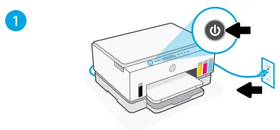 hp Smart Tank 670 Series All-in-One Printer - different location