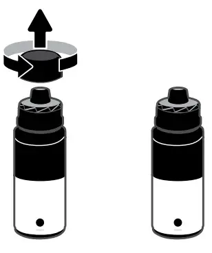 hp Smart Tank 670 Series All-in-One Printer - ink bottles