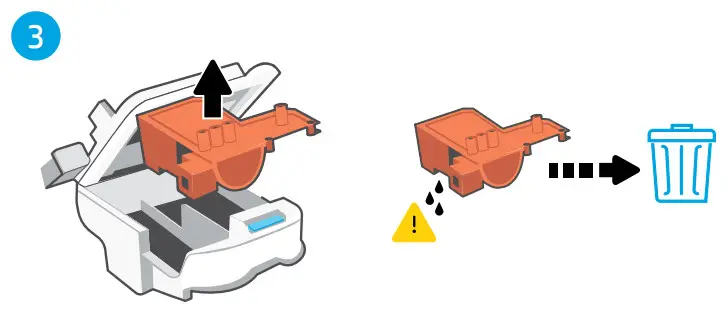 hp Smart Tank 670 Series All-in-One Printer - orange guard