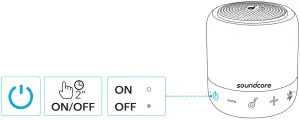 Soundcore Mini 3 Bluetooth Speaker - Powering On Off