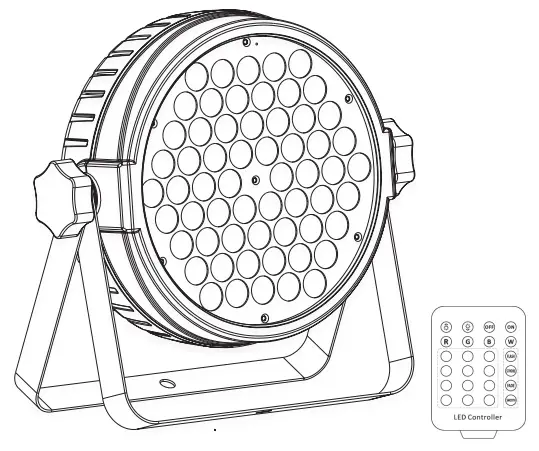 AFX LIGHT 16 2047 CLUB Matrix LED PAR Can 60 X 3W RGB-
