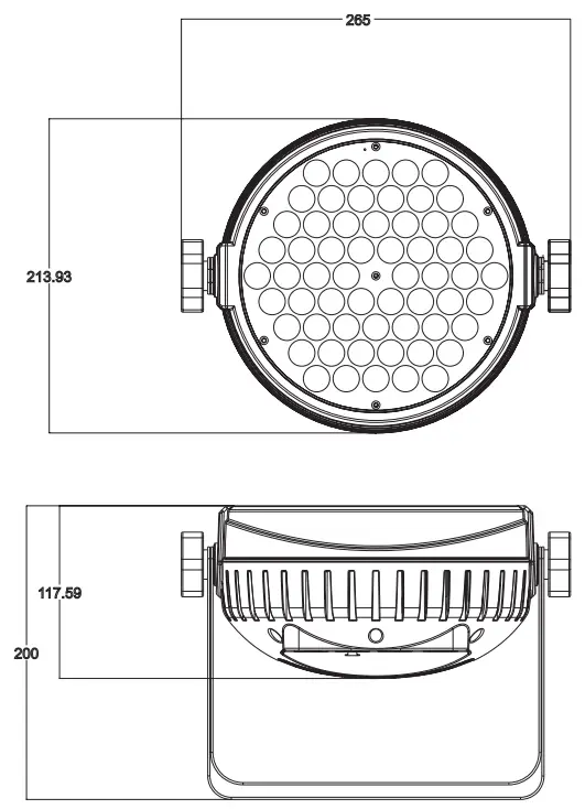 AFX LIGHT 16 2047 CLUB Matrix LED PAR Can 60 X 3W RGB-fig7
