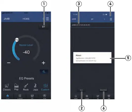 Bluetooth Pairing with App and AMP