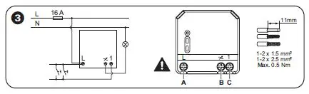 Schneider Electric CCT5011-0002 Wiser Micro Module Light Switch-fig-2