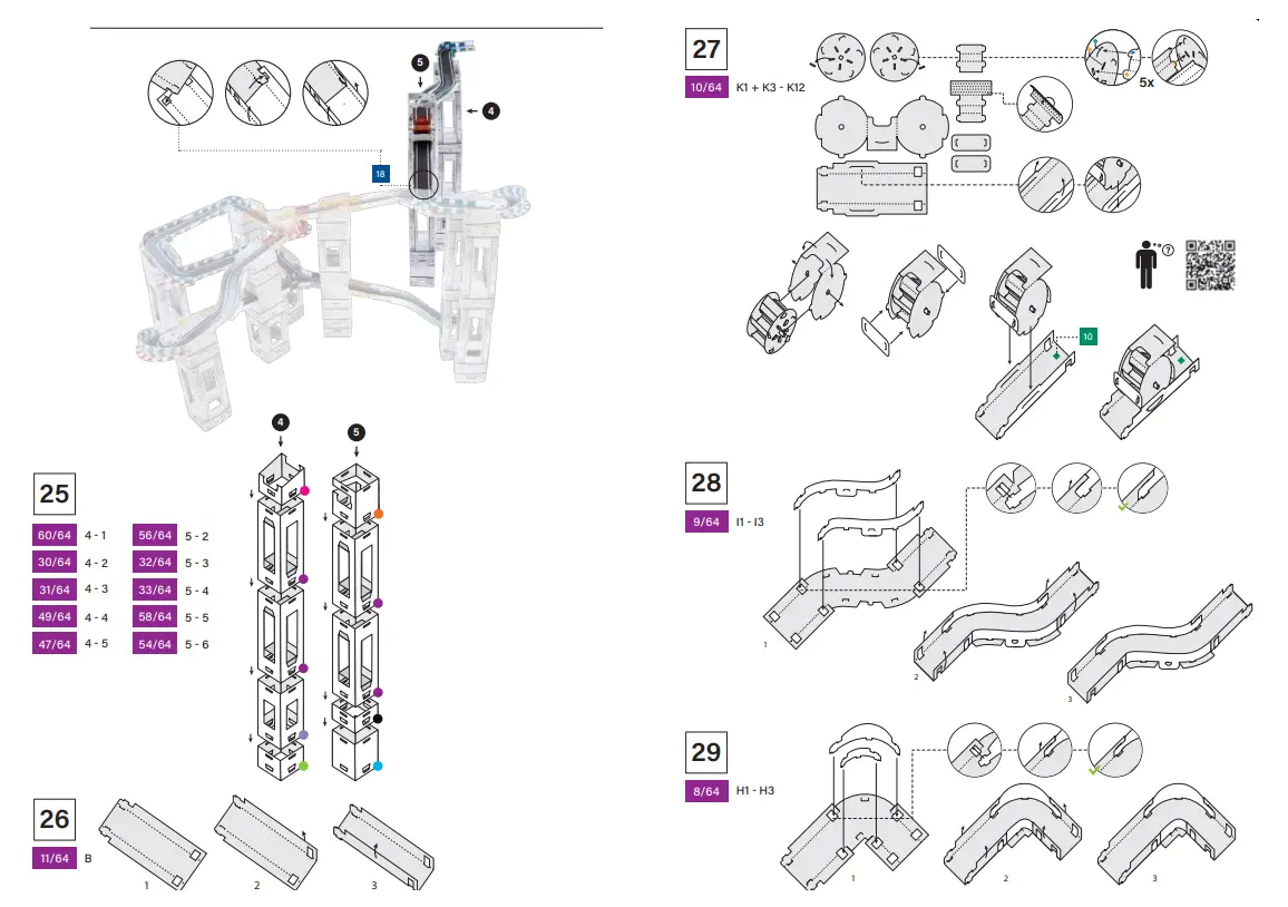 Marble Racetrax Instructions