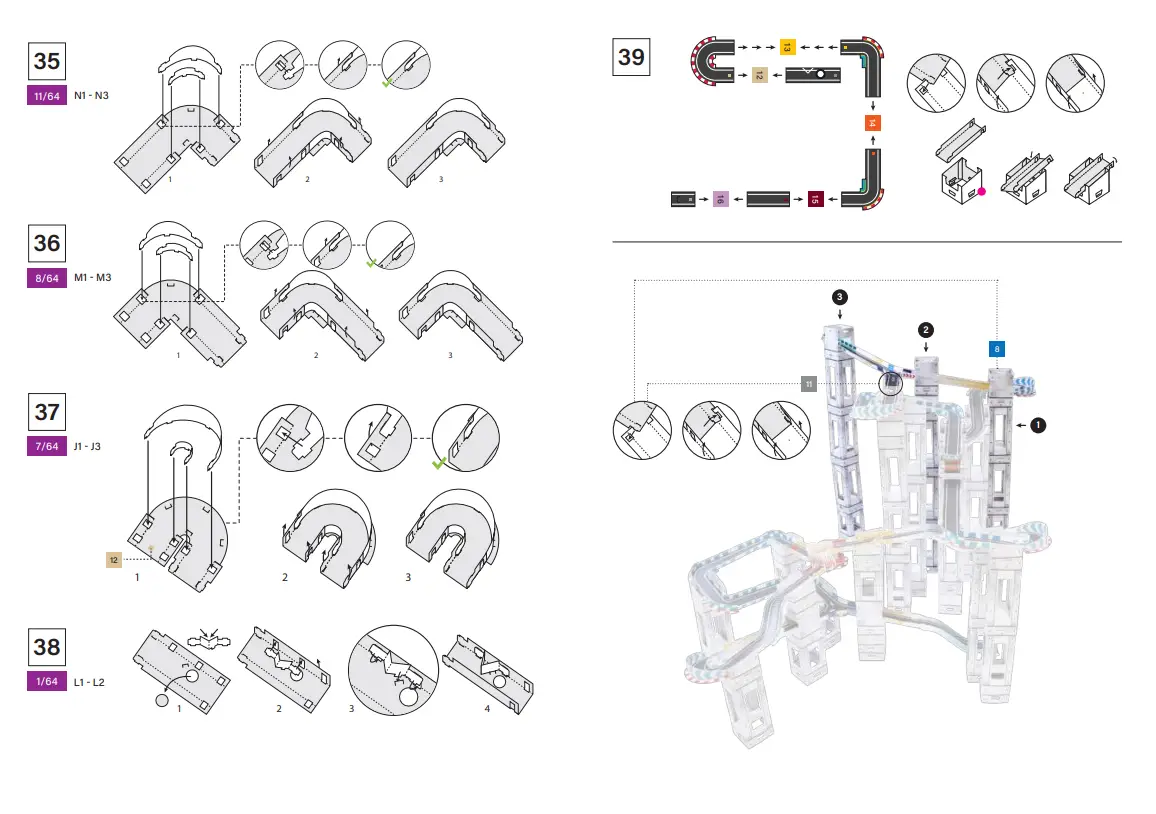 Marble Racetrax Instructions