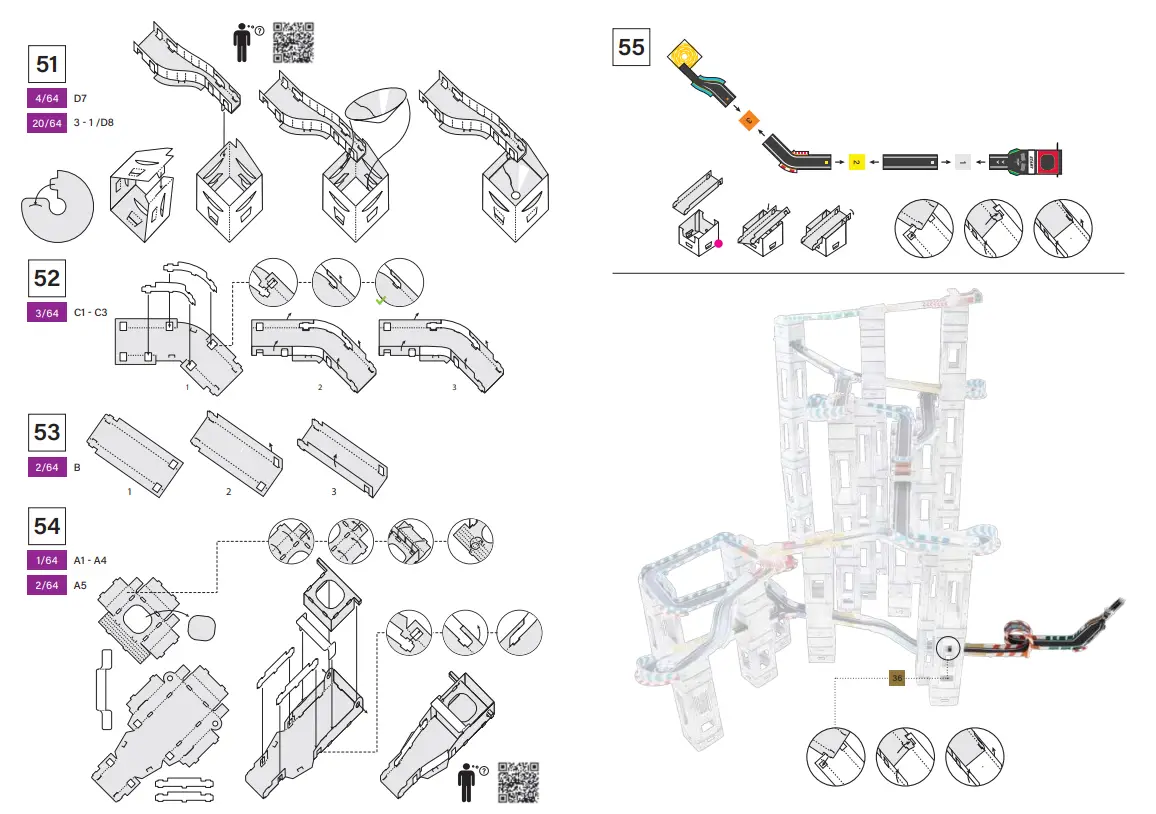 Marble Racetrax Instructions