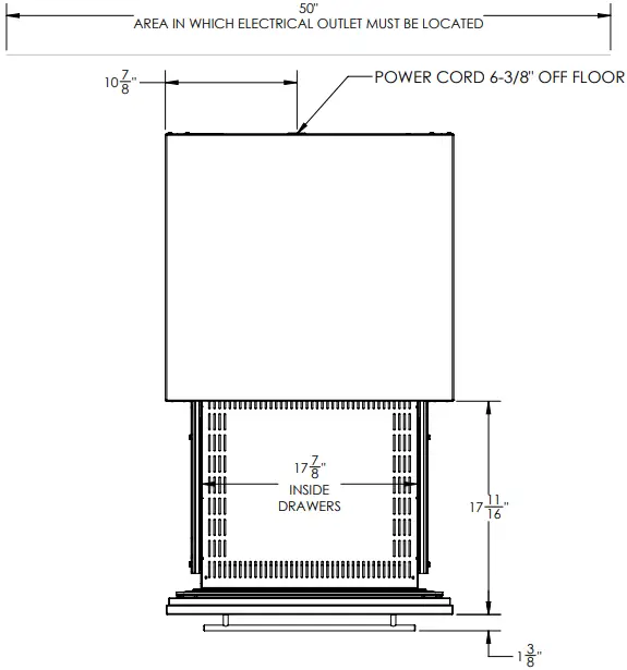 Perlick HA24RB-4-5 24 Inch ADA Height Compliant Refrigerated Drawers 1