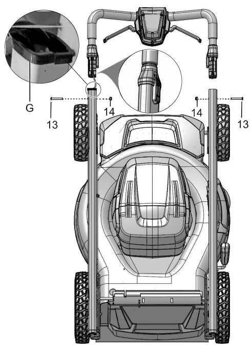 greenwork pro MO80L05 Lawn Mower - fig 1
