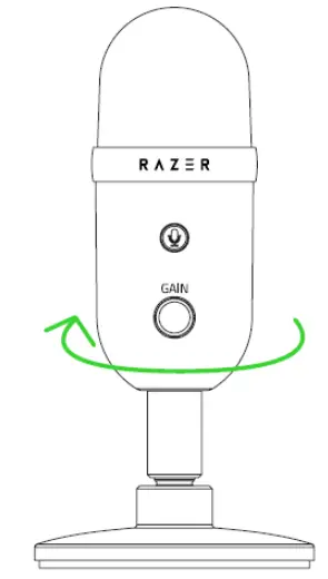 RAZER Seiren V2 X USB Microphone for Streamers - USB port