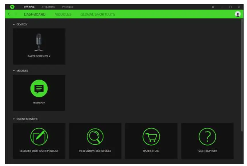 RAZER Seiren V2 X USB Microphone for Streamers - displays