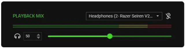 RAZER Seiren V2 X USB Microphone for Streamers - volume