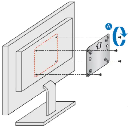 Attach The VESA Bracket