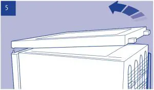 FIG 12 REVERSING THE DOOR SWING