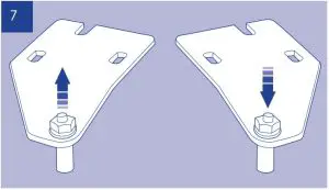 FIG 14 REVERSING THE DOOR SWING