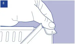 FIG 15 REVERSING THE DOOR SWING