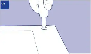 FIG 17 REVERSING THE DOOR SWING