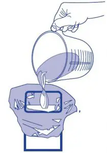 FIG 5 Preparations for freezing