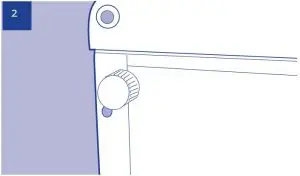 FIG 9 REVERSING THE DOOR SWING