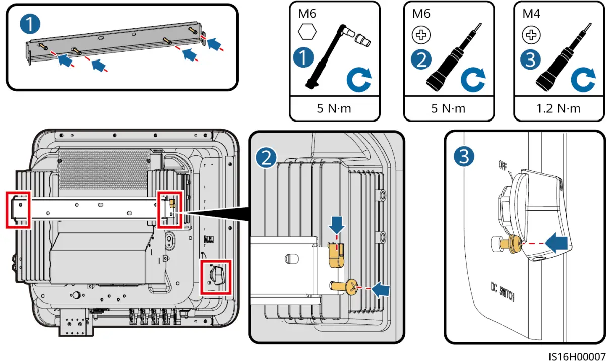 HUAWEI SUN2000-12KTL-M5 Series Solar Inverter - Device Installation