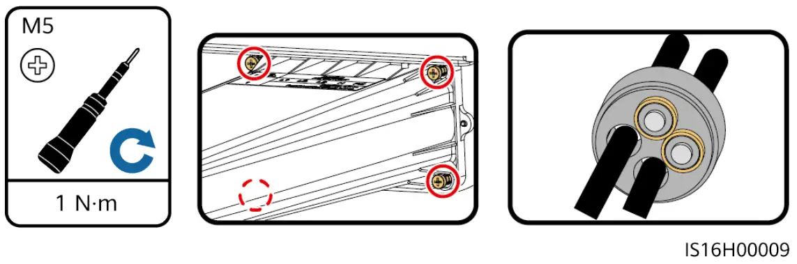 HUAWEI SUN2000-12KTL-M5 Series Solar Inverter - junction box