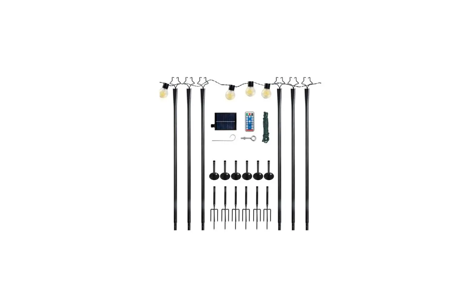 Jaxsunny Hg61y1210 String Light Poles User Manual Jaxsunny Hg61y1210 String Light Poles User Manual