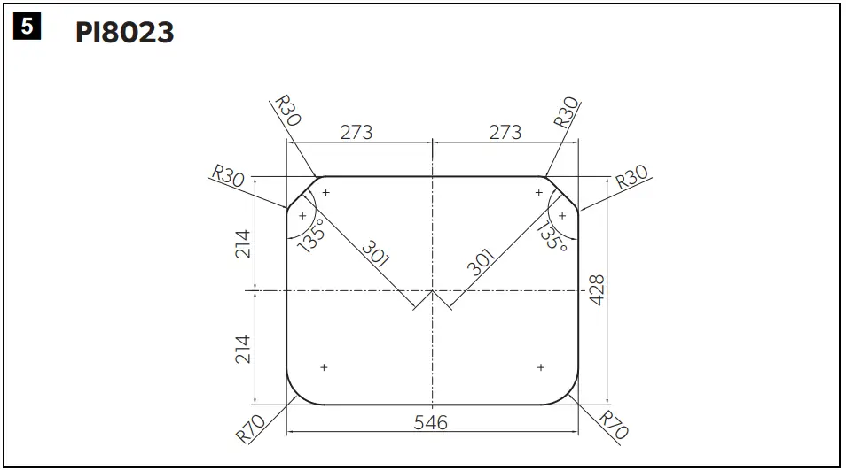 DOMETIC PI8023 Cooktop and Combination Gas Burner - Installing the device1