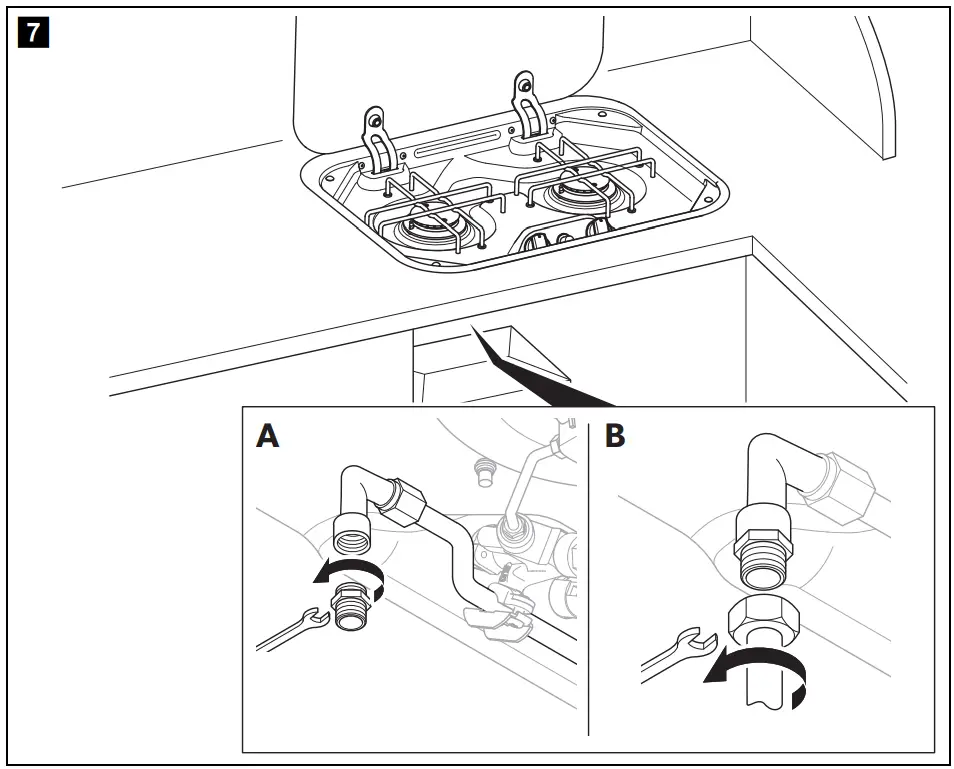 DOMETIC PI8023 Cooktop and Combination Gas Burner - approved type