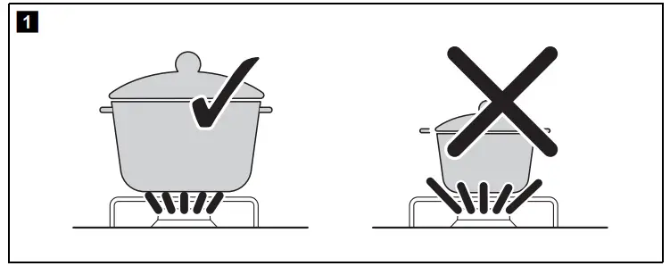 DOMETIC PI8023 Cooktop and Combination Gas Burner - firmly set down