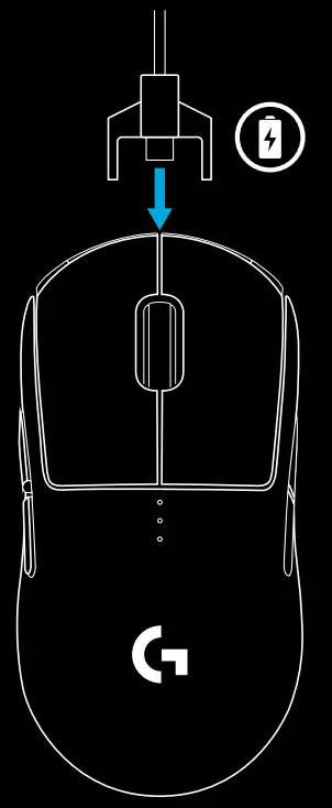 logitech 910-005270 Wireless Pro Gaming --CABLE