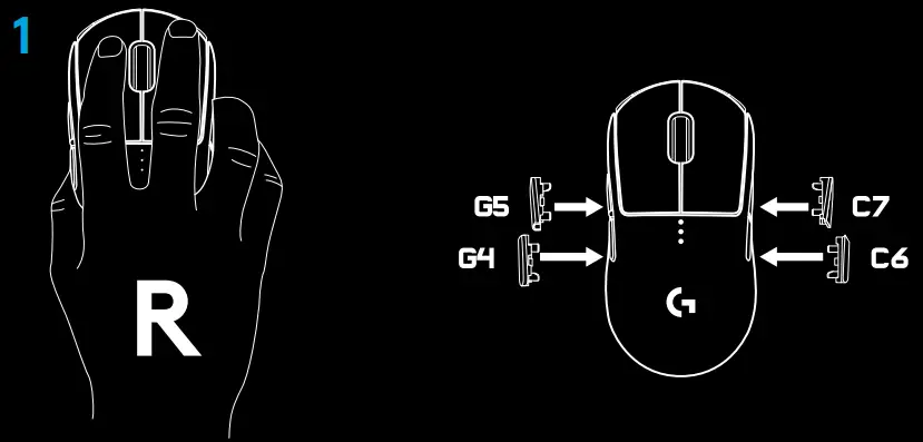 logitech 910-005270 Wireless Pro Gaming --CONFIGURATIONS