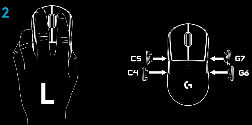 logitech 910-005270 Wireless Pro Gaming --CONFIGURATIONS2